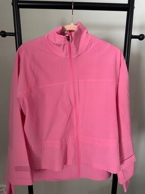 Sweaty Betty Pink Full-Zip Women's Bomber Jacket